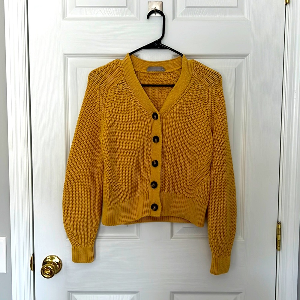 Everlane Knit Texture Sweater Cardigan - Size S